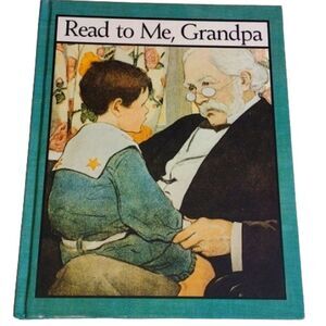 Vintage Hardcover Illustrated Kids Book Let's Read Together: Read to Me, Grandpa